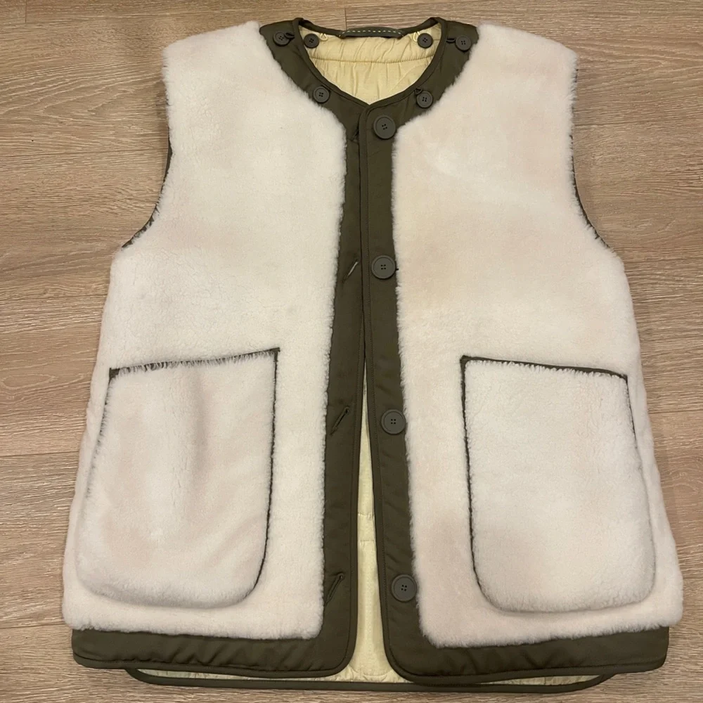 Marfa Stance S SHEARLING QUILT LINER NATURAL WHITE / YELLOW - Picture 9 of 15